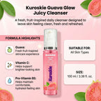 Kuroskie Guava Glow Juicy Cleanser Face Wash - image 7