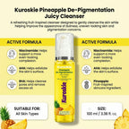 Kuroskie Pineapple De-Pigmentation Juicy Cleanser Face Wash - image 6