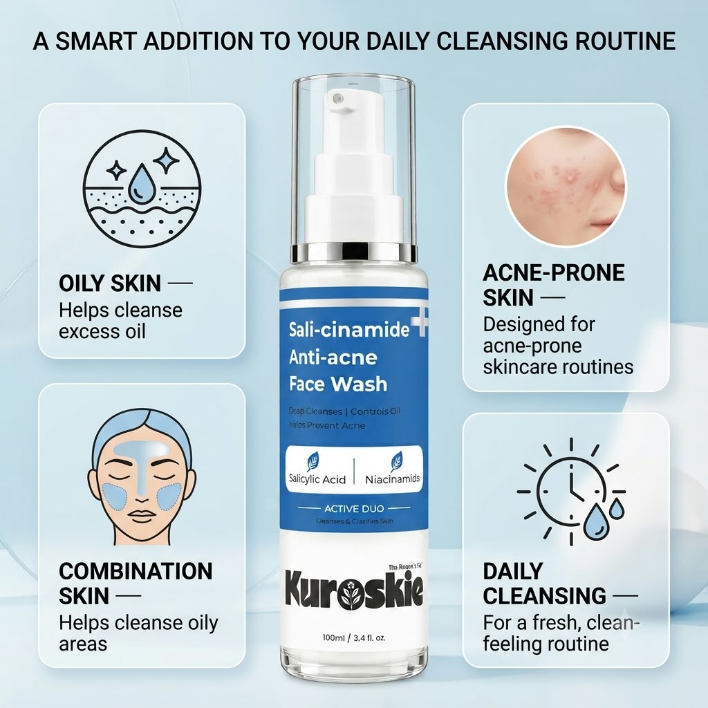 Kuroskie Sali-cinamide Anti-Acne Face Wash - image 6