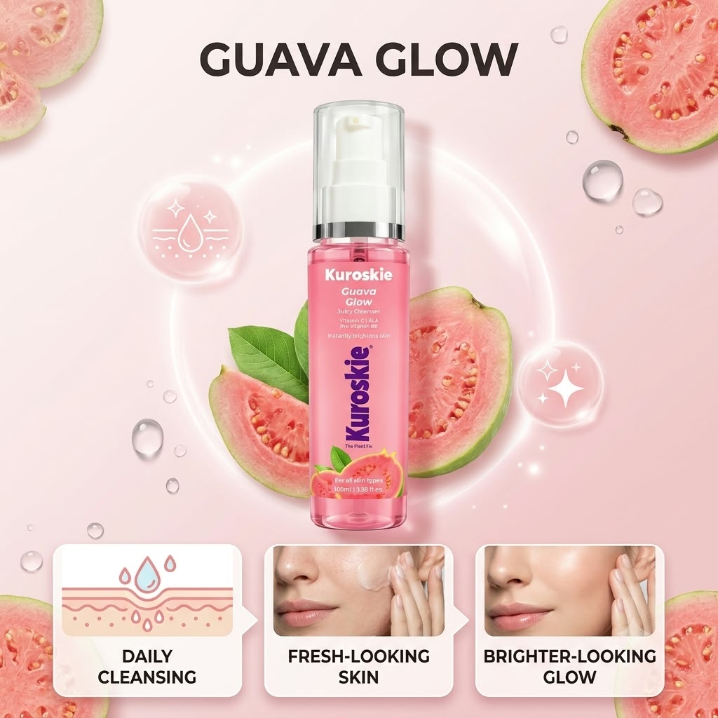 Kuroskie Guava Glow Juicy Cleanser Face Wash - image 6