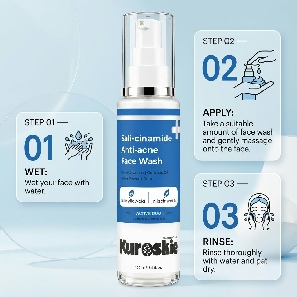 Kuroskie Sali-cinamide Anti-Acne Face Wash - image 7