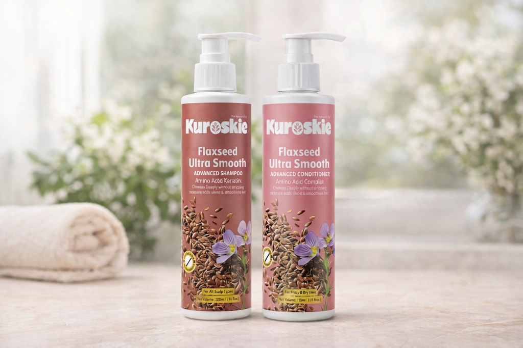 Flaxseed Ultra Smooth Conditioner And Flaxseed Ultra Smooth Shampoo Pack Of 2