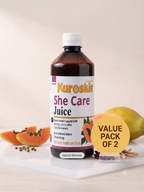 She Care Ayurvedic Juice | PCOS, PCOD & Period Pain Relief | Only For Women | 500ML | Pack Of 2