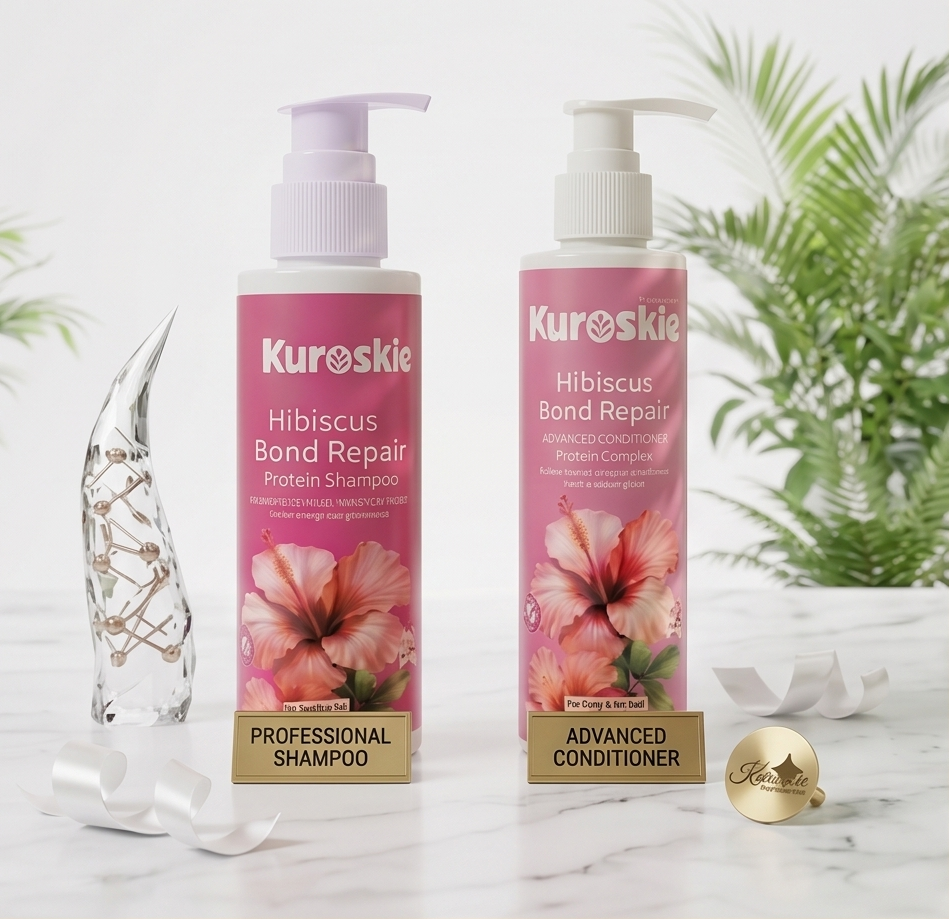 Hisbiscus Bond Repair Advanced Shampoo and Hisbscus Bond Repair Advanced Conditioner Combo