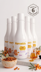 Pack Of 6 Sea Bukthorn Juice - Rich in Omega 7 & Vitamin C - 500 ml