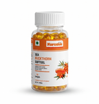 Sea Buckthorn Oil Capsules (60 Capsules) - Rich  In Omega-7 Fatty Acids -Supports Healthy Skin & Natural Glow