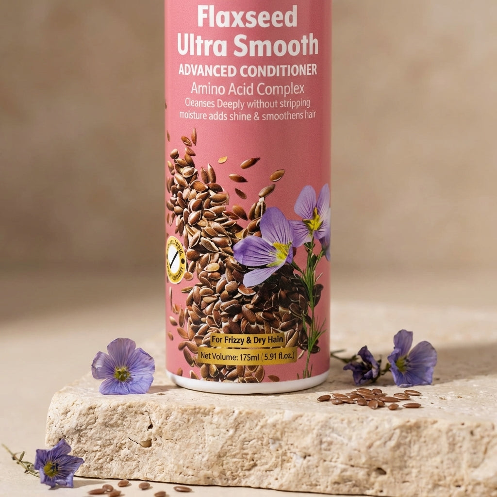 Flaxseed Ultra Smooth Conditioner And Flaxseed Ultra Smooth Shampoo Pack Of 2