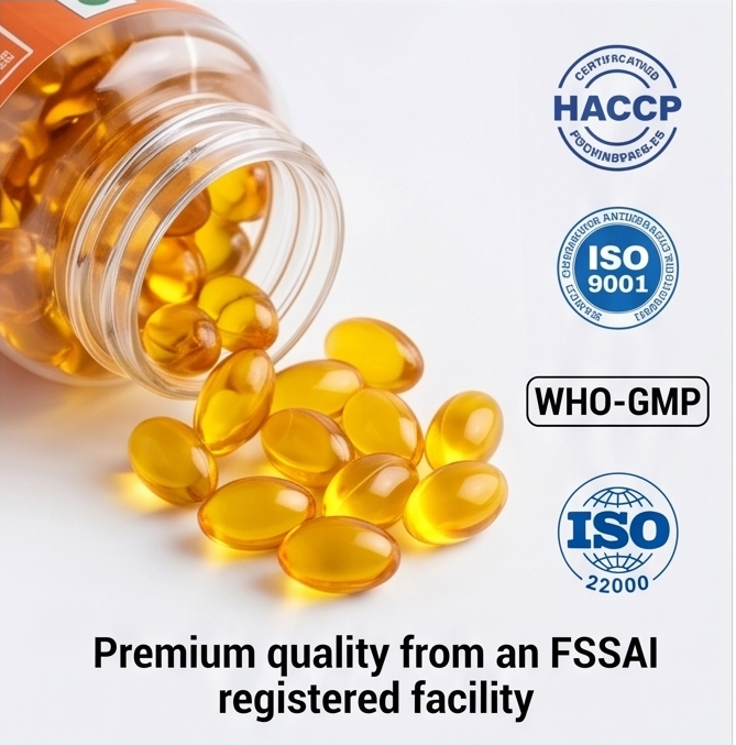 Pack of 2 - Sea Buckthorn Oil Capsules (60 Capsules) - Rich  In Omega-7 Fatty Acids -Supports Healthy Skin & Natural Glow