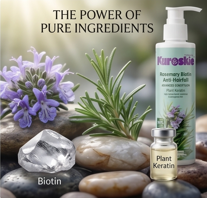 Rosemary Biotin Shampoo and Condition with Plant Keratin combo