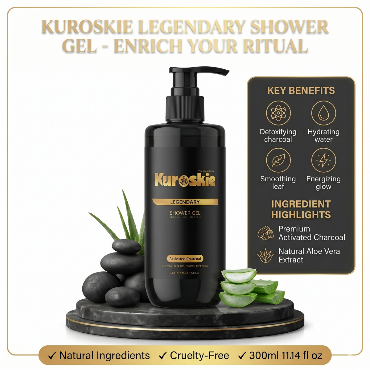 Activated Charcoal Bodywash