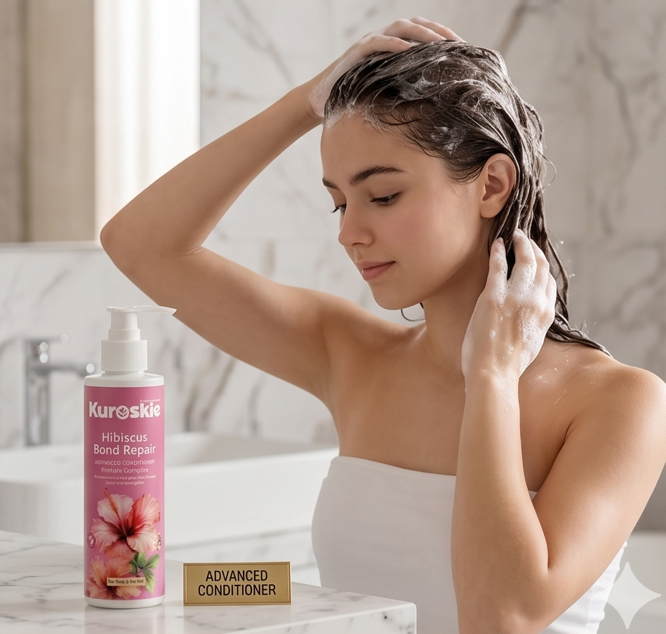 Hisbiscus Bond Repair Advanced Shampoo and Hisbscus Bond Repair Advanced Conditioner Combo