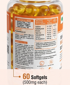 Pack of 2 - Sea Buckthorn Oil Capsules (60 Capsules) - Rich  In Omega-7 Fatty Acids -Supports Healthy Skin & Natural Glow