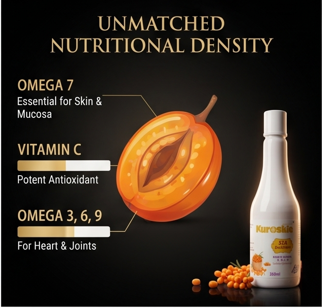 Pack Of 6 Sea Bukthorn Juice - Rich in Omega 7 & Vitamin C - 500 ml