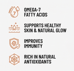 Sea Buckthorn Oil Capsules (60 Capsules) - Rich  In Omega-7 Fatty Acids -Supports Healthy Skin & Natural Glow