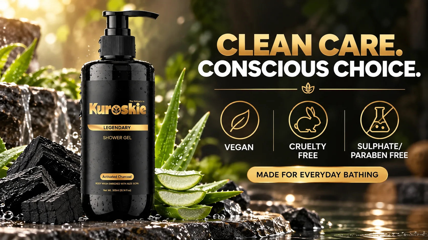 Activated Charcoal Bodywash - brand image 4