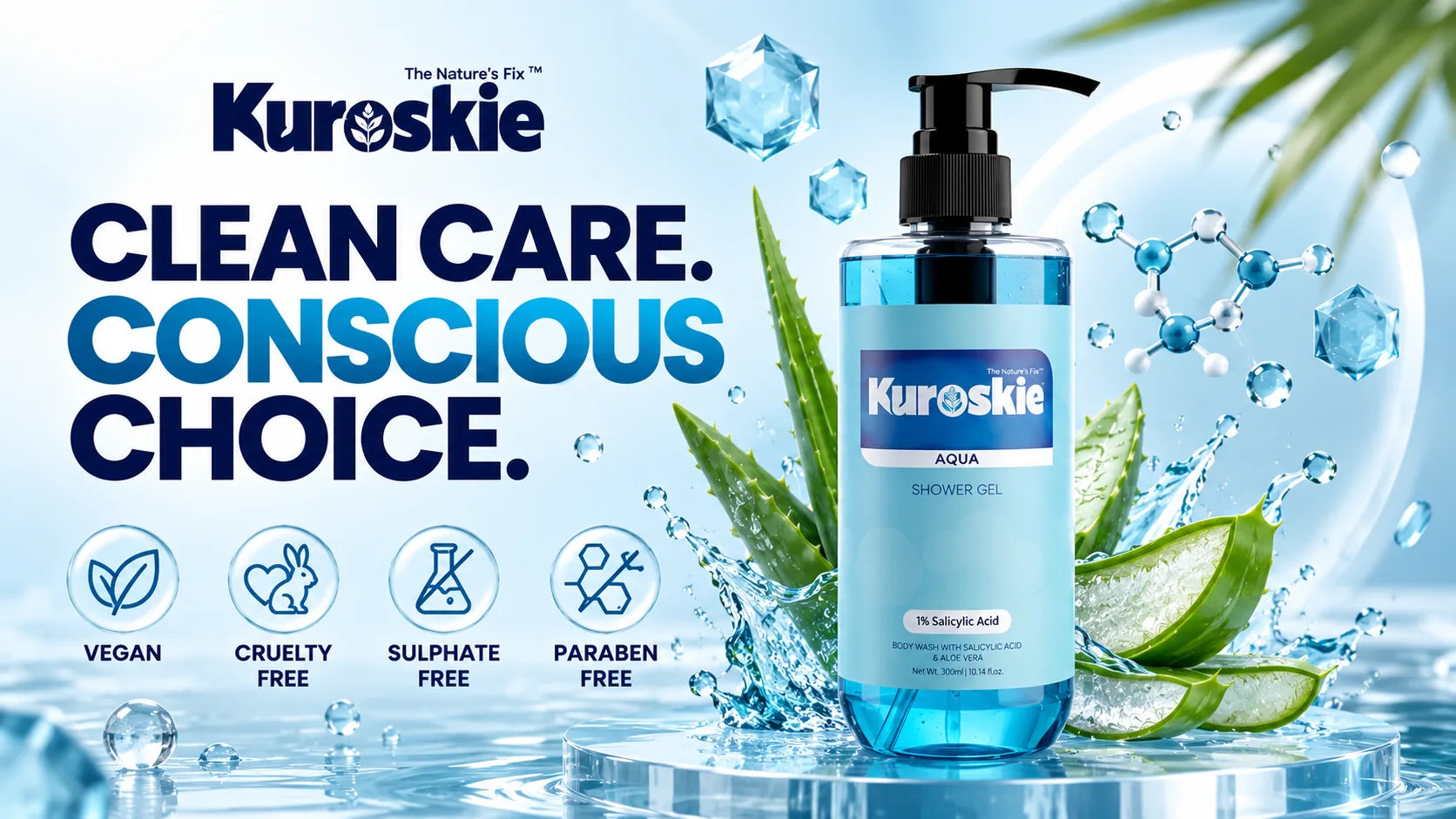 Aqua 1% Salicylic Acid Bodywash - brand image 4
