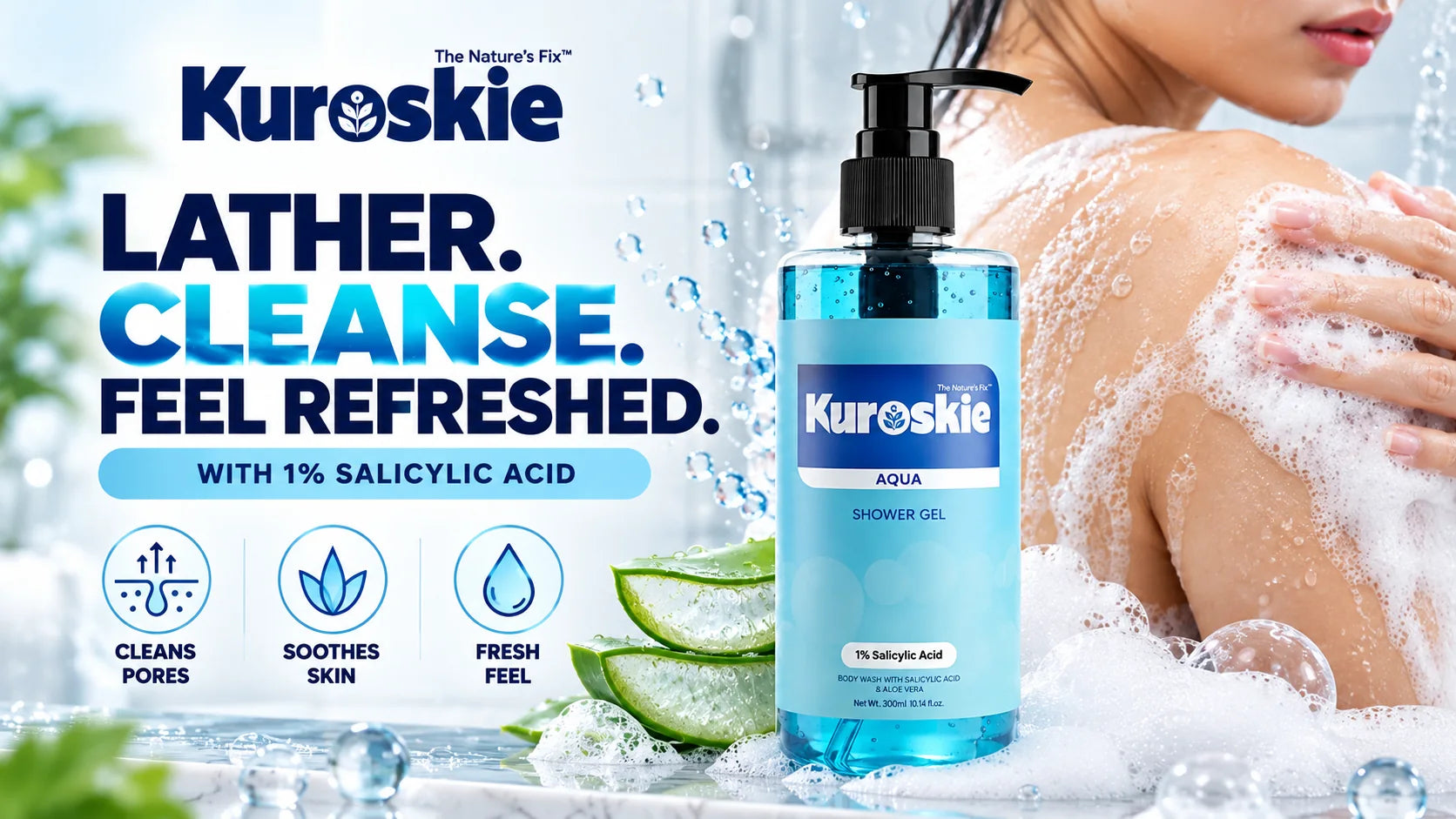 Aqua 1% Salicylic Acid Bodywash - brand image 5
