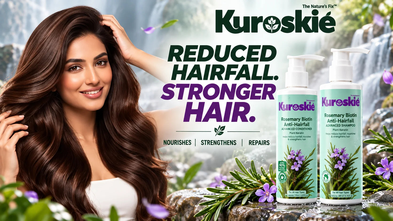 Rosemary Biotin Shampoo and Condition with Plant Keratin combo - brand image 3