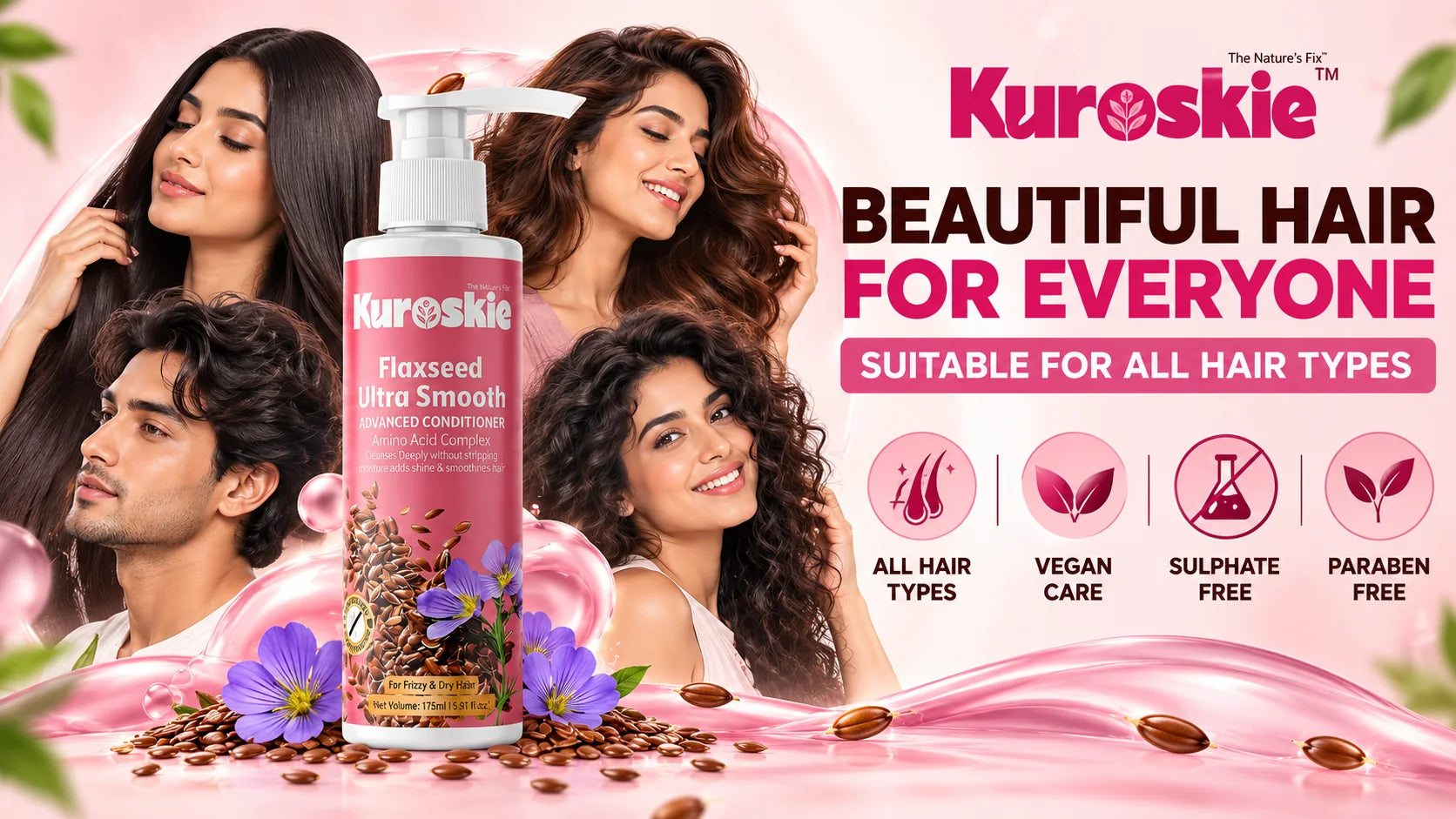 Flaxseed Ultra Smooth Conditioner - brand image 5