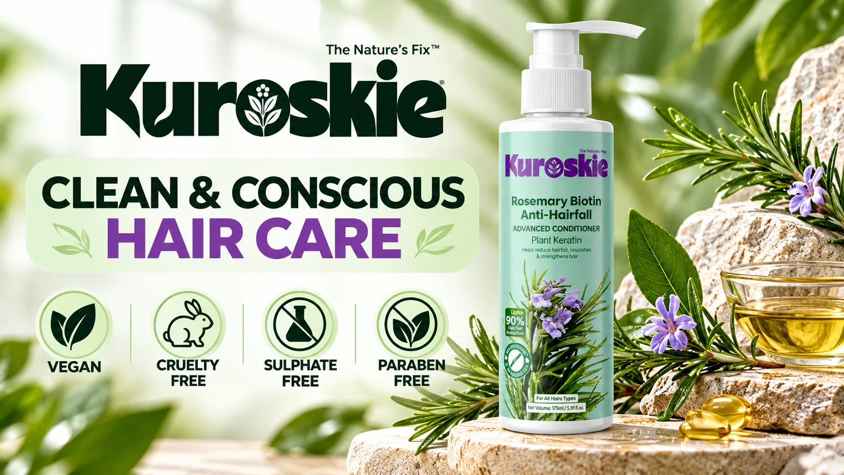 Rosemary Biotin Anti-Hairfall Advanced Conditioner Plant Keratin - brand image 4